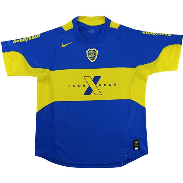 Camiseta Boca Juniors Primera equipación Retro 2005 Azul